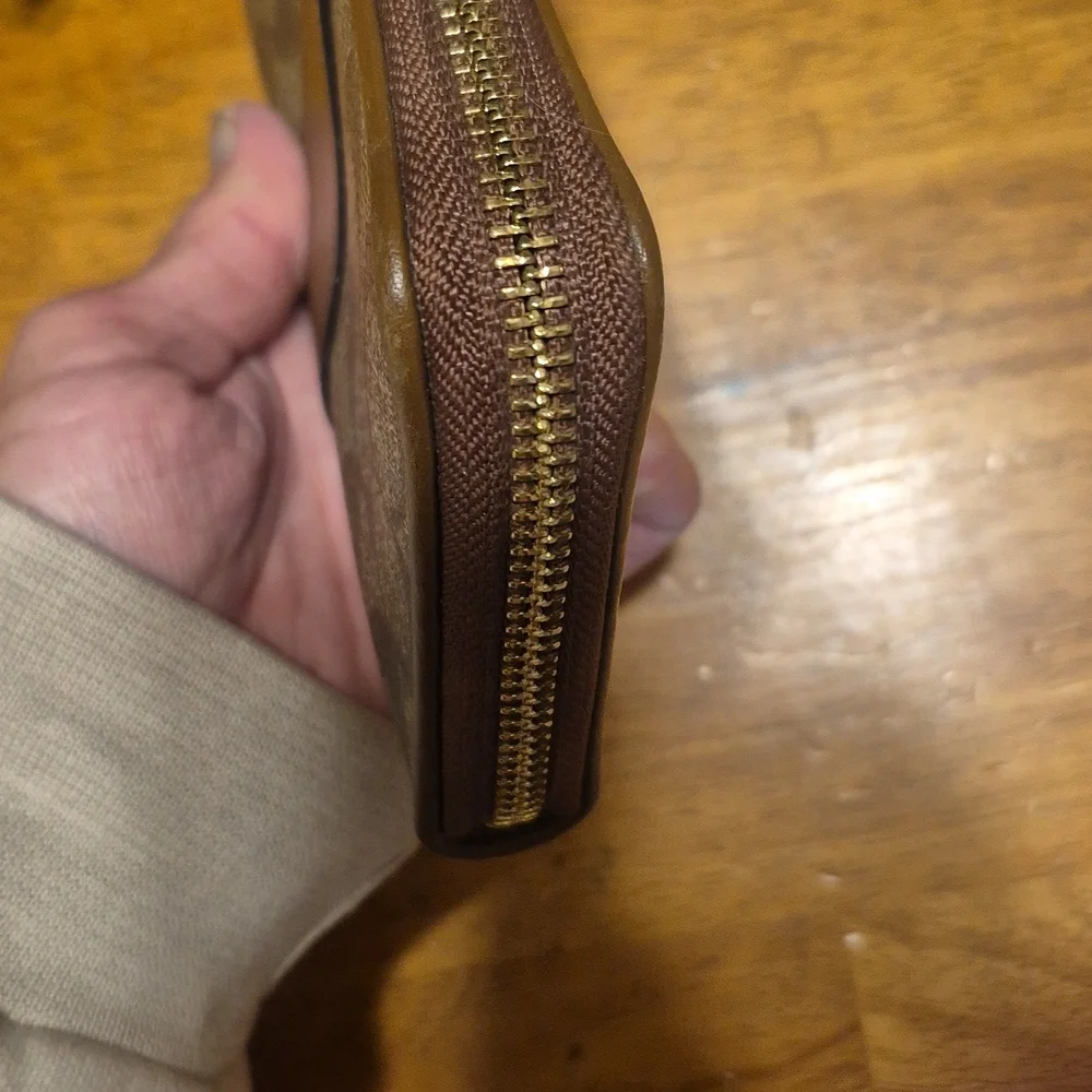 Coach Brown and Tan Wallet - Picture 7 of 11